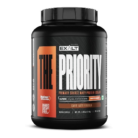 1 - Exalt Supps The Priority Whey Protein Isolate, 5.29 lb Caffe Latte