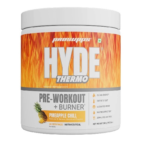 1 - ProSupps Hyde Thermo Pre-Workout + Burner, 0.66 lb Pineapple Chill