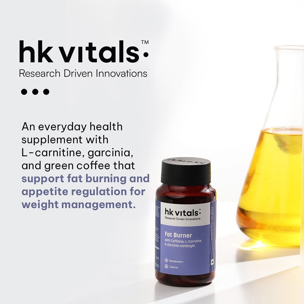 5 - HK Vitals Fat Burner with Caffeine L- Carnitine & Garcinia,  30 tablet(s)  Unflavoured
