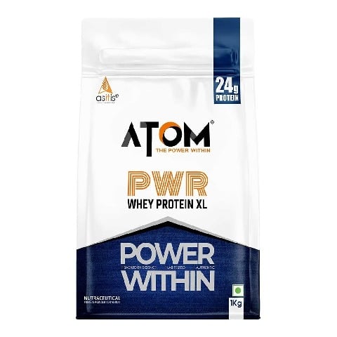 1 - AS-IT-IS Nutrition ATOM PWR Whey Protein XL,  2.2 lb  Double Rich Chocolate 