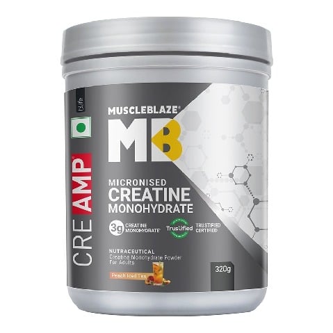 1 - MuscleBlaze Creatine Monohydrate CreAMP, Peach Iced Tea 0.71 lb