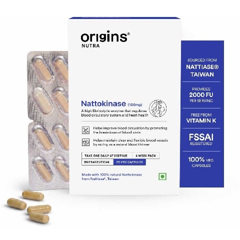 1 - Origins Nutra Nattokinase 2000FU/100mg, 28 veggie capsule(s)