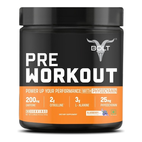 1 - Bolt Pre Workout,  0.66 lb  Blueberry 