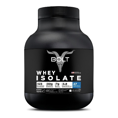 1 - Bolt Whey Isolate Super-Charged With Phycocyanin, 2 lb Unflavoured