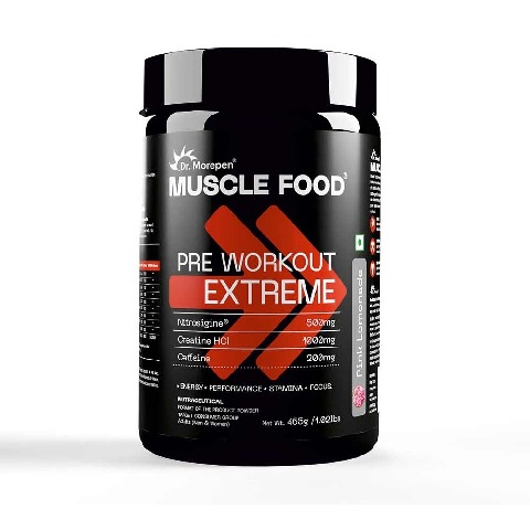 1 - Dr. Morepen Pre-workout Extreme, 1.02 lb Pink Lemonade