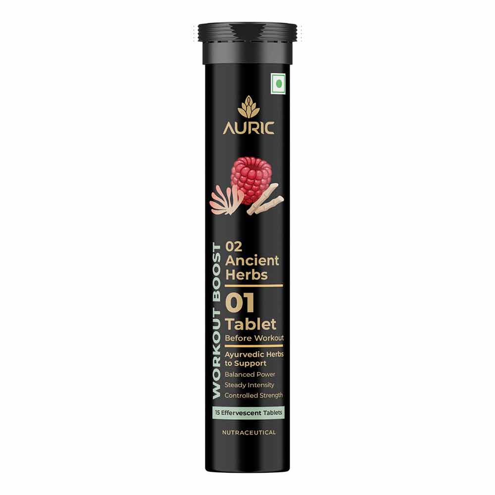 Auric Workout Boost Effervescent, 15 tablet(s) Unflavoured-picture-11
