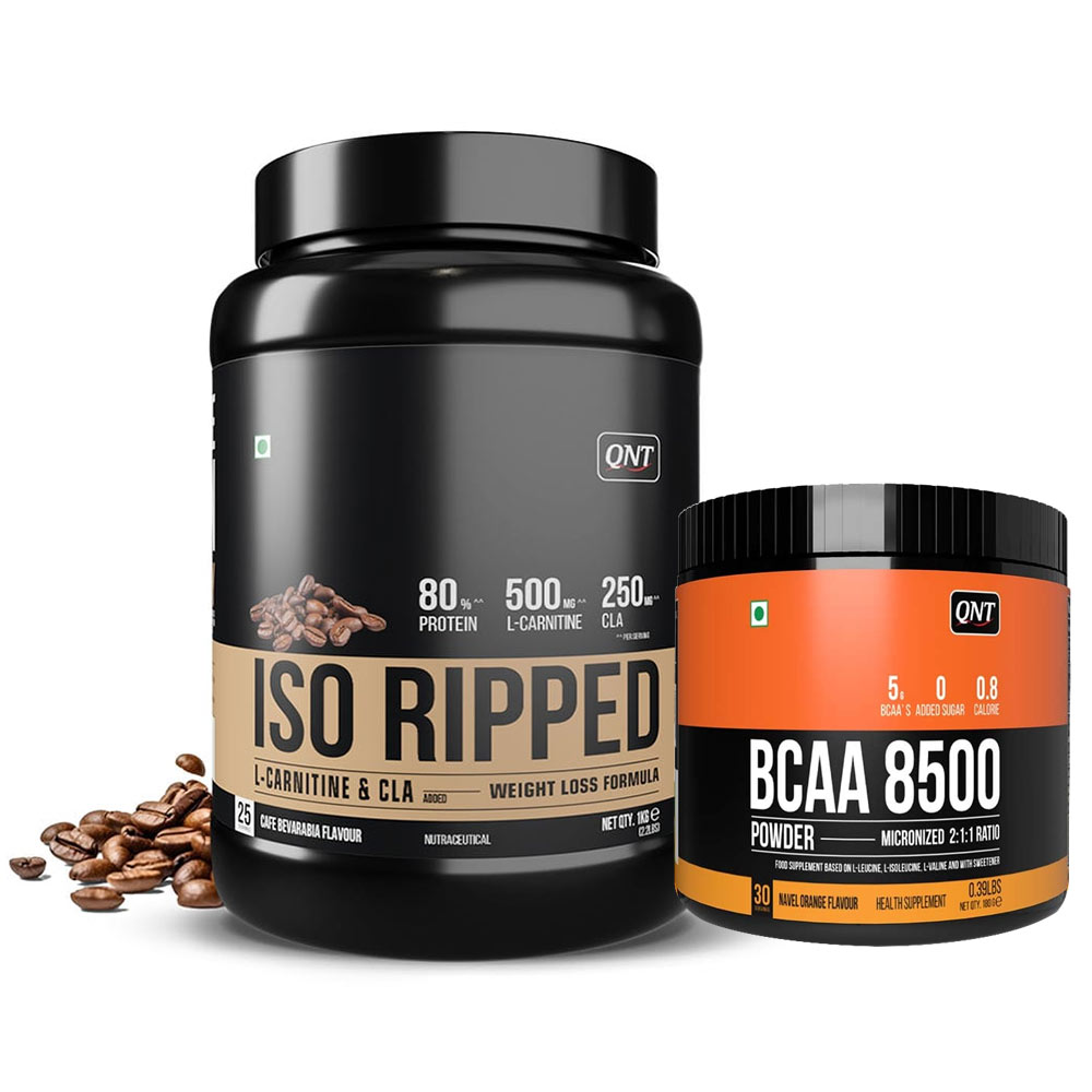 QNT ISO Ripped 2.2 lb Cafe Bevarabia with BCAA 8500 Combo, 0.39 lb Navel Orange-picture-23