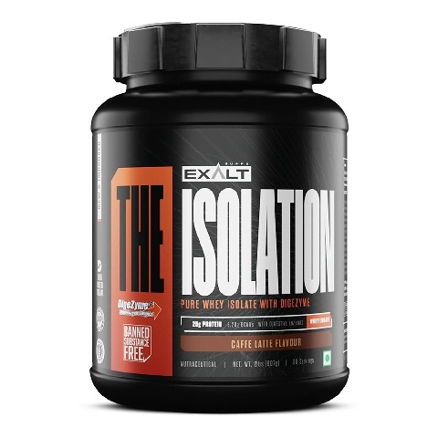 1 - Exalt Supps The Isolation Pure Whey Protein Isolate,  2 lb  Caffe Latte 