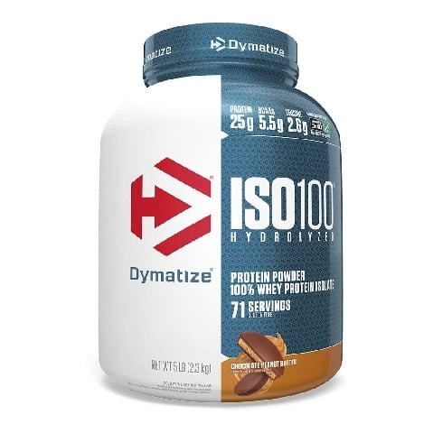 3 - Dymatize ISO 100 Whey Protein Isolate,  5 lb  Chocolate Peanut Butter 