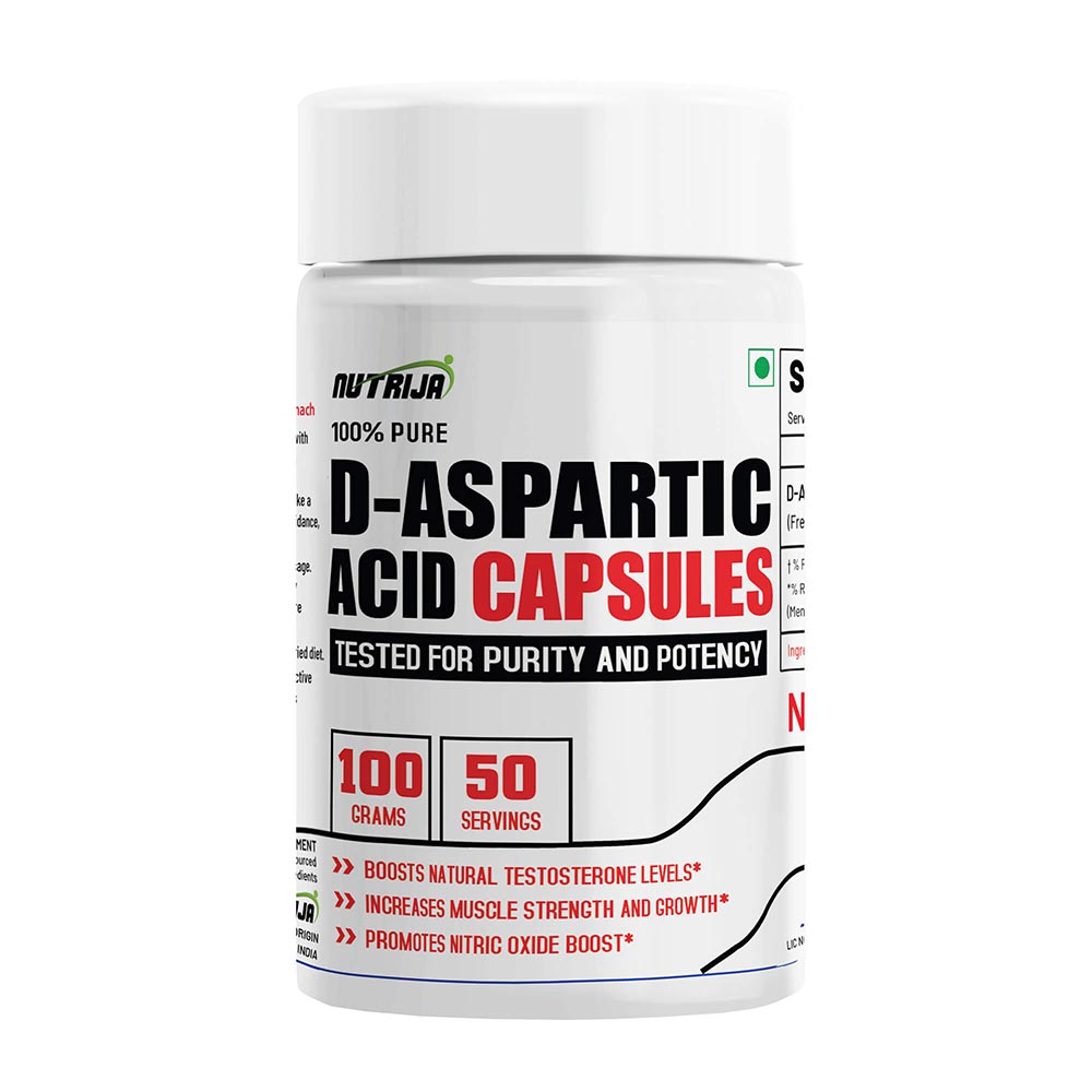 NutriJa D-Aspartic Acid (DAA) Powder, 100 g Unflavoured-image-26