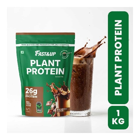 1 - Fast & Up Plant Protein,  2.2 lb  Rich Chocolate 