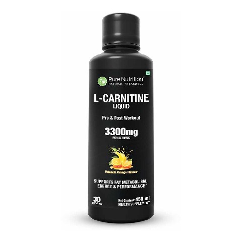 1 - Pure Nutrition L-Carnitine Liquid,  450 ml  Valencia Orange 