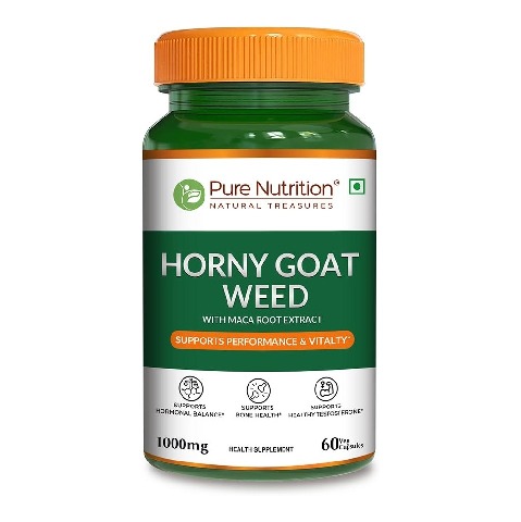 1 - Pure Nutrition Horny Goat Weed, 60 veggie capsule(s)