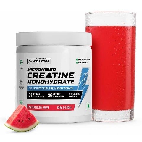 1 - Wellcore Micronised Monohydrate Creatine, Watermelon Wave 0.27 lb