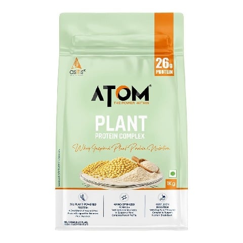 1 - AS-IT-IS Nutrition ATOM Plant Protein Complex, 2.2 lb Choco Hazel Fusion