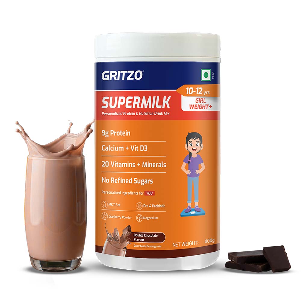 Supermilk Gritzo 10-12 yrs Girl Weight+, 400 g Double Chocolate-image-41