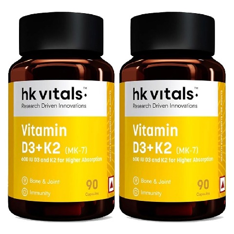 HealthKart HK Vitals Vitamin D3 90 capsules - Pack of 2