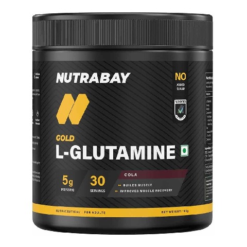 1 - Nutrabay Gold L-Glutamine, 0.39 lb Cola