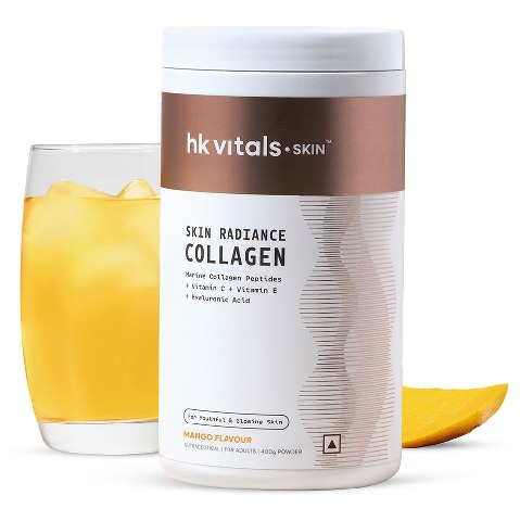 2 - HealthKart HK Vitals Skin Radiance Collagen,  400 g  Mango 