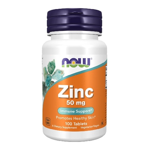 1 - Now Zinc (50 mg),  100 tablet(s) 
