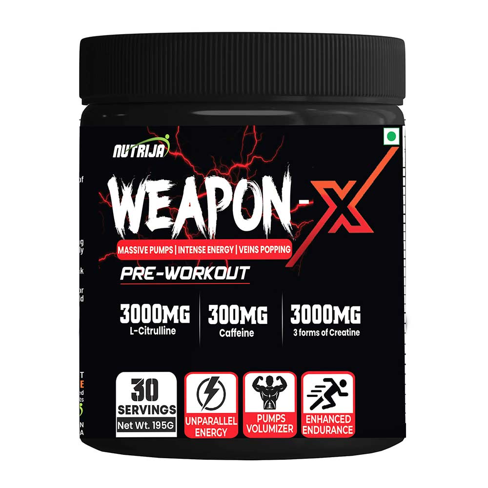 NutriJa Weapon-X Pre-Workout, 0.43 lb Lychee-picture-21