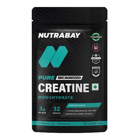 1 - Nutrabay Pure Creatine Monohydrate Amino Acid, Unflavoured 0.22 lb