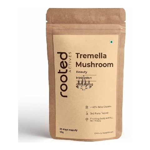 1 - Rooted Active Naturals Tremella Organic Mushroom Extract, 45 g
