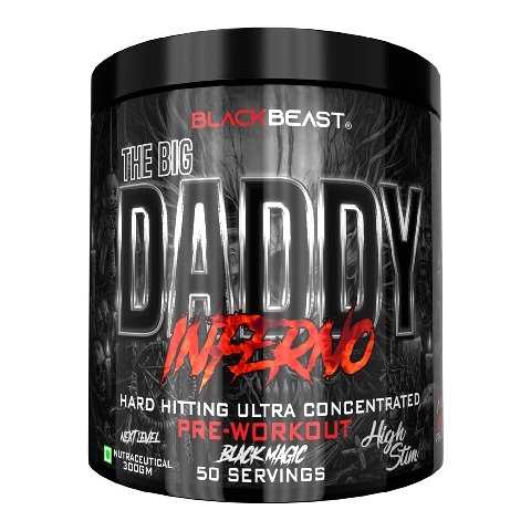 BLACK BEAST The Big Daddy Inferno Pre-Workout, 0.66 lb Black Magic