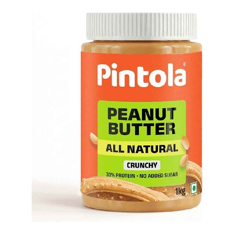 1 - Pintola All Natural Peanut Butter, 1 kg Crunchy