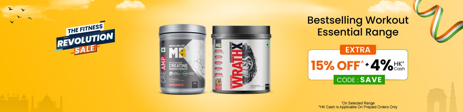 Workout Essentials Range | Extra 15% Off | SAVE | 4% HK Cash