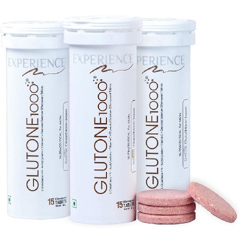 1 - Glutone 1000 Setria Glutathione Effervescent,  Unflavoured (Pack of 3)  15 tablet(s) 