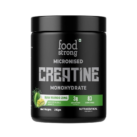 9 - Foodstrong Micronised Creatine Monohydrate,  Raw Mango Zing  0.68 lb 