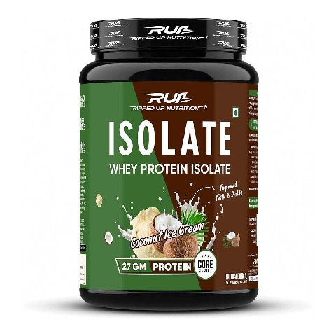 1 - Ripped Up Nutrition Whey Protein Isolate,  2 lb  Coconut Ice Cream 