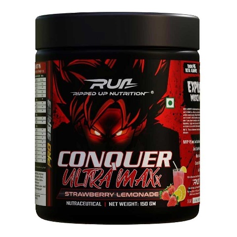 1 - Ripped Up Nutrition Conquer Ultra Maxx, 0.33 lb Strawberry Lemonadess