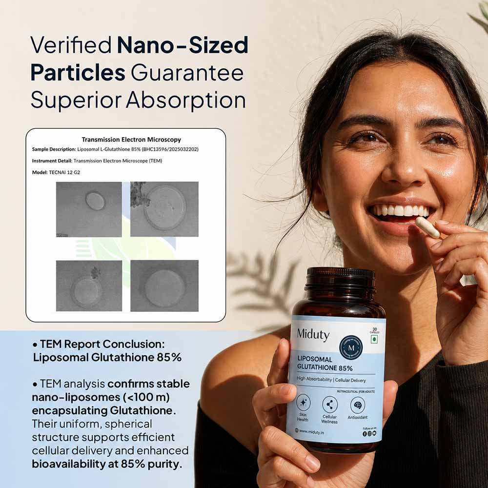 miduty liposomal glutathione reviews 85%, Unflavoured 30 capsules Surface Cleaning