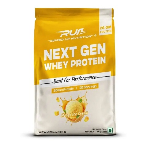 1 - Ripped Up Nutrition Next Gen Whey Protein, 2.2 lb Mango Ice Cream