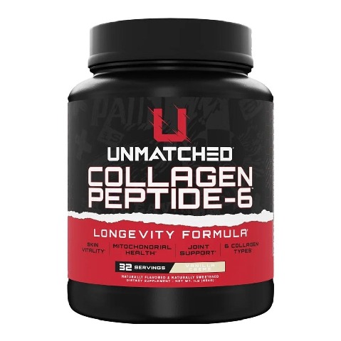 1 - Unmatched Collagen Peptide-6, 454 g Vanilla