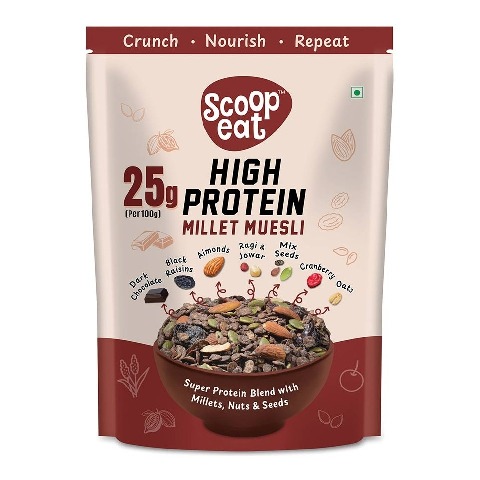 1 - Scoopeat Millet Muesli,  400 g  High Protein 