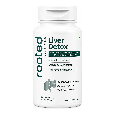 1 - Rooted Active Naturals Liver Detox, 60 veggie capsule(s)