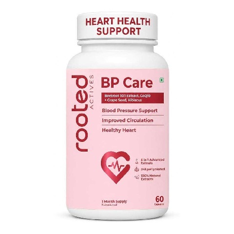 1 - Rooted Active Naturals BP Care, 60 capsules