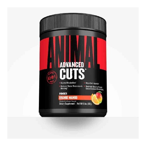 1 - Universal Nutrition Animal Advanced Cuts, 267 g Orange Mango