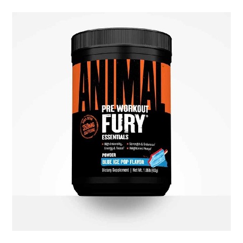 1 - Universal Nutrition Animal Fury Pre-Workout Essentials,  1.06 lb  Blue Ice Pop 