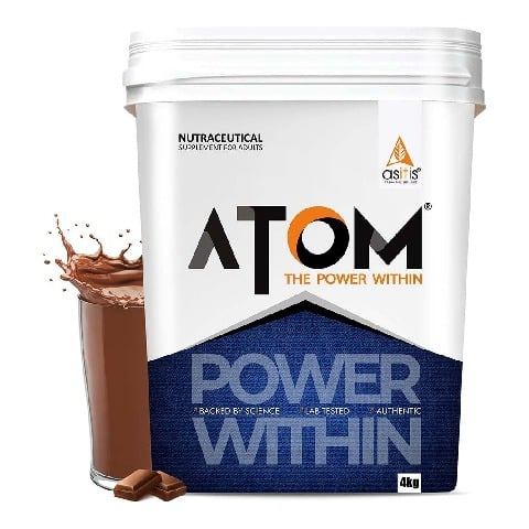 AS-IT-IS Nutrition ATOM Weight Gainer, 8.8 lb Double Rich Chocolate
