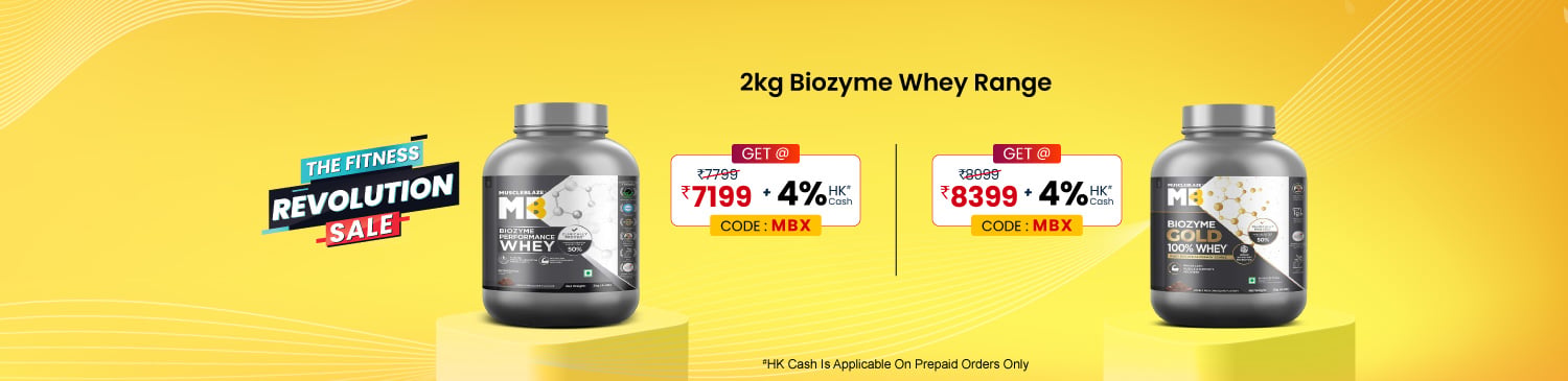 MB Biozyme Whey 2kg Range | Extra 10 % Off | Max 600 | MBX | 4% HK Cash