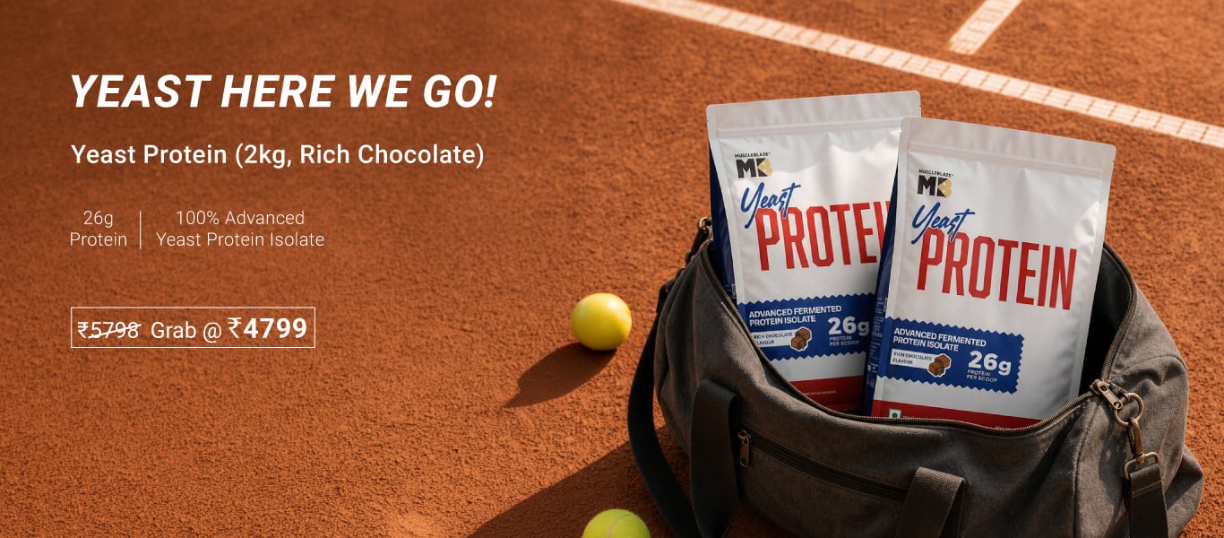 Yeast Protein 2 kg Pack Rich Chocolate @ 4799