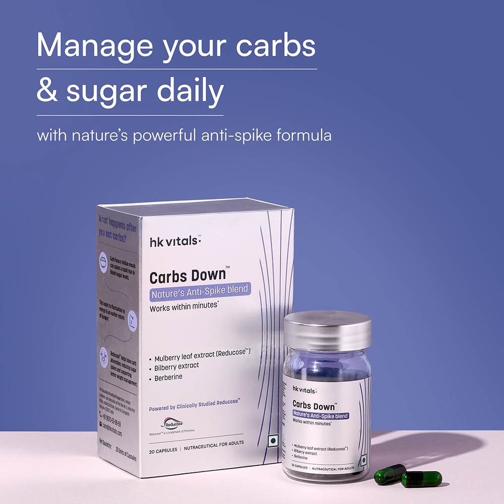 1 - HK Vitals Carbs Down,  20 capsules