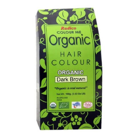 Radico Organic Hair Color,  Dark Brown  100 g 