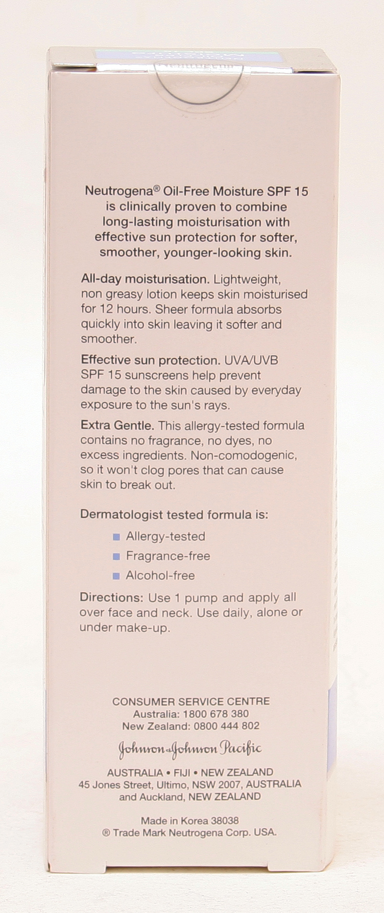 Neutrogena Oil-Free Moisture SPF 15