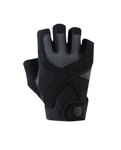 Harbinger Training Grip Gloves (1260),  Caribbean Blue/Black  Medium 