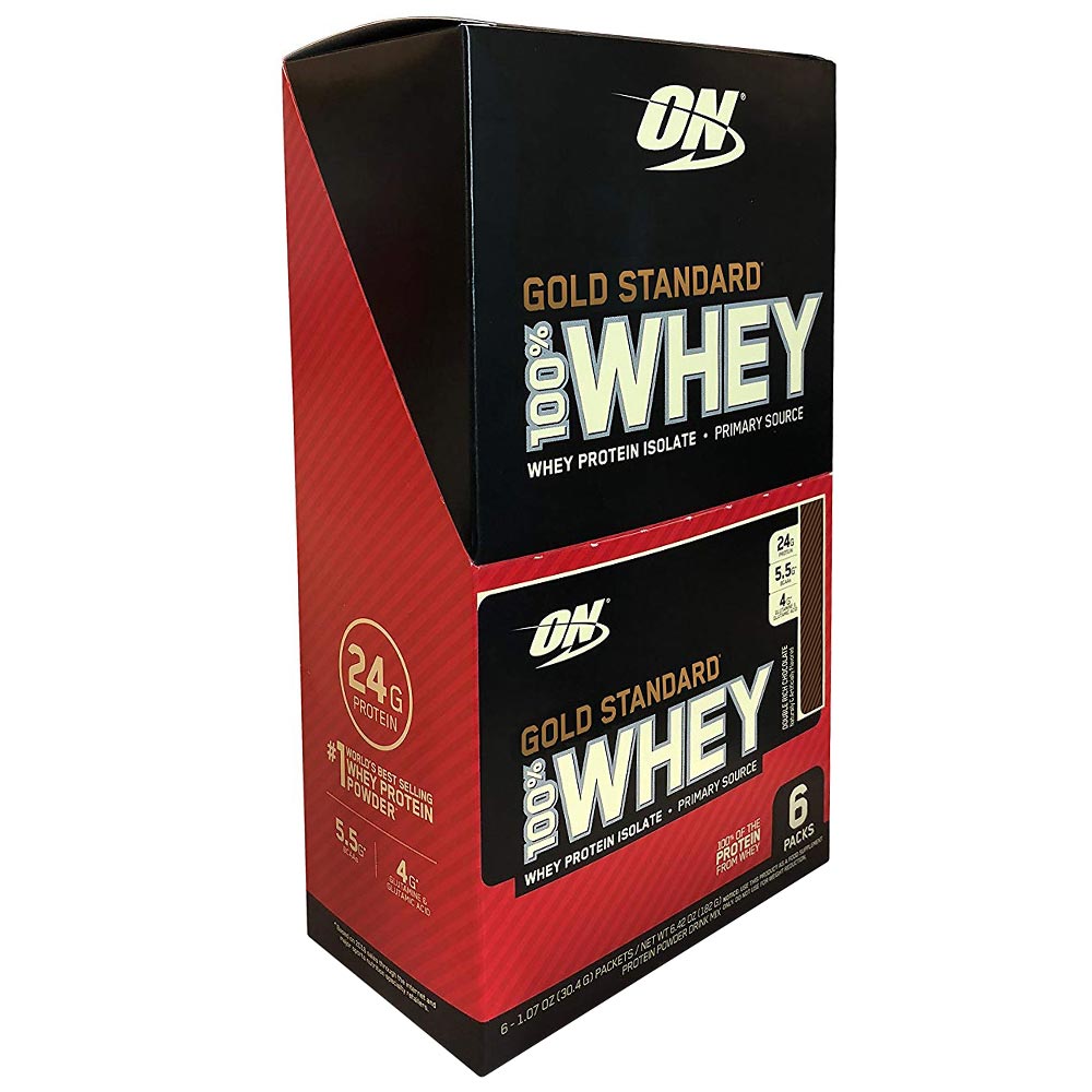 4 - ON (Optimum Nutrition) 100% Whey Gold Standard Bar,  6 bar(s)  Double Rich Chocolate 
